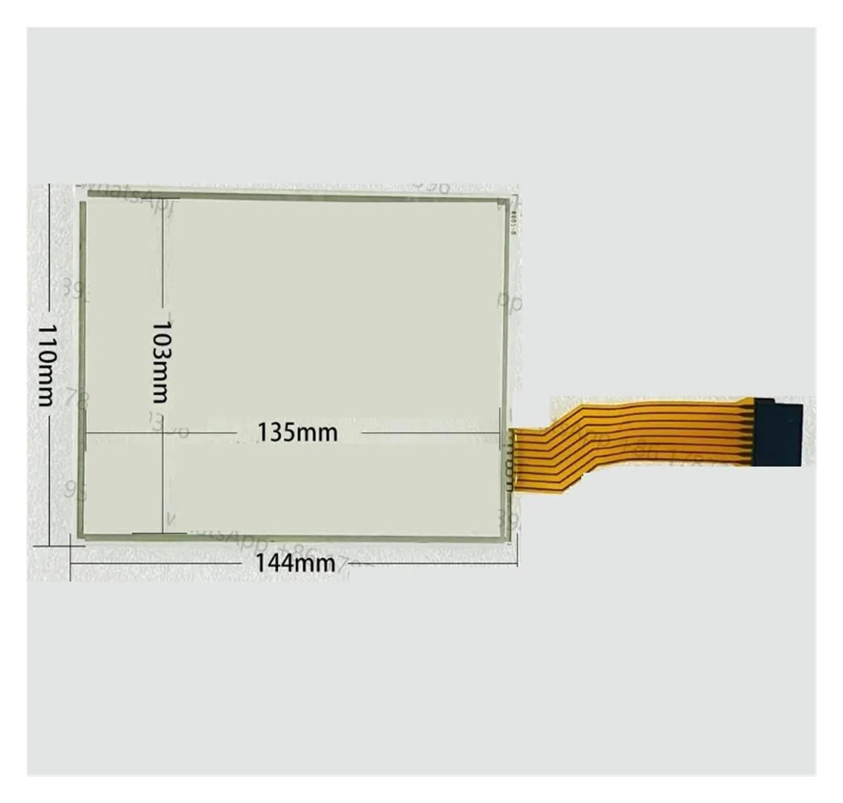 1PCS Digitalizador panel pantalla táctil 6189-RDB7C(Touch And Key)