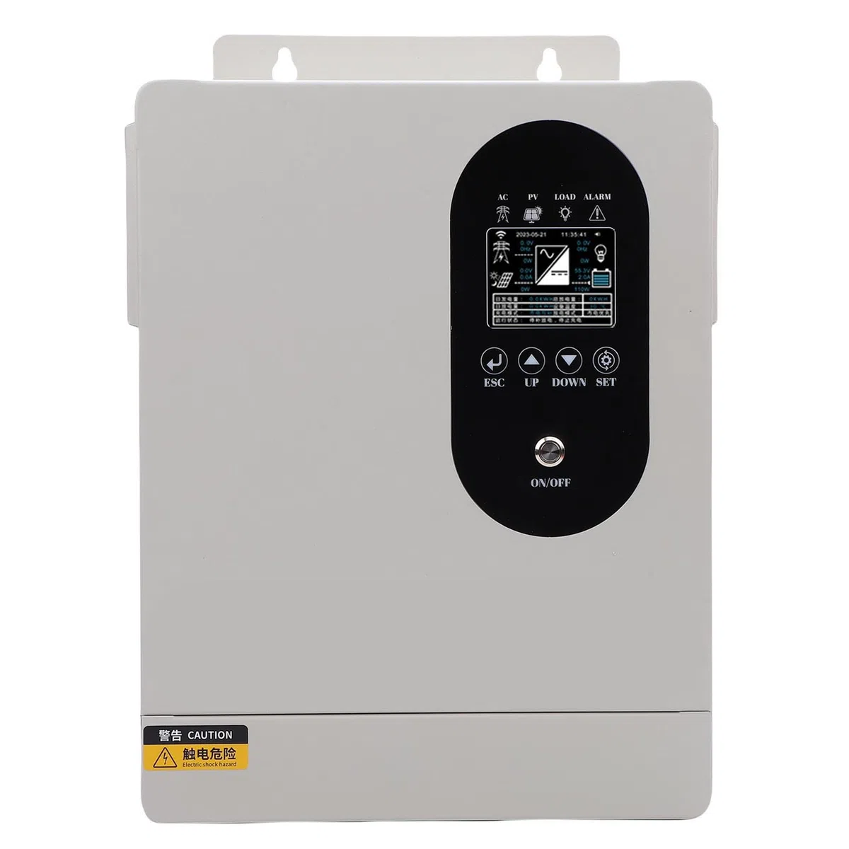 Tangxi Inversor Solar Híbrido de 1600 W con Controlador MPPT de 60 A, Onda Sinusoidal Pura para Camping y Lugares Remotos (24 VCC (SP2416))