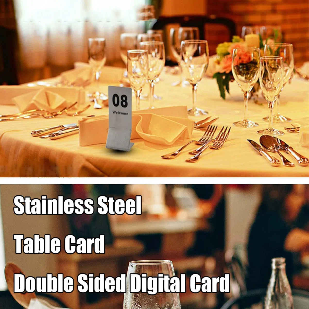 números de mesa, Letreros de números mesa 1-25/1-50 for restaurantes, hoteles, cafés, bares, banquetes - Tarjetas ubicación(1 to 25)
