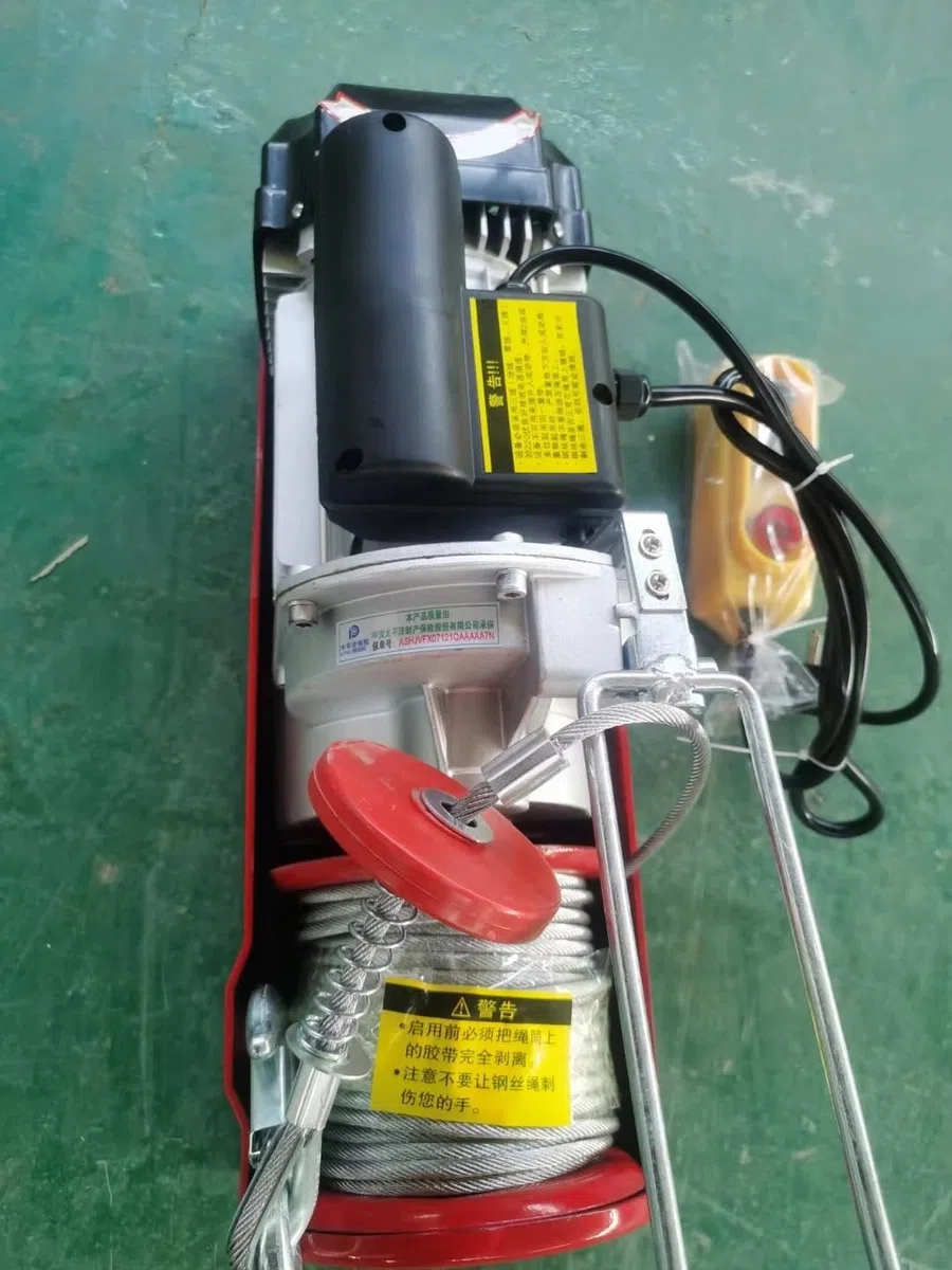 Cable Único Motor para Polipasto de cable eléctrico con 100 kg 125 150 200 250 400 500 1200