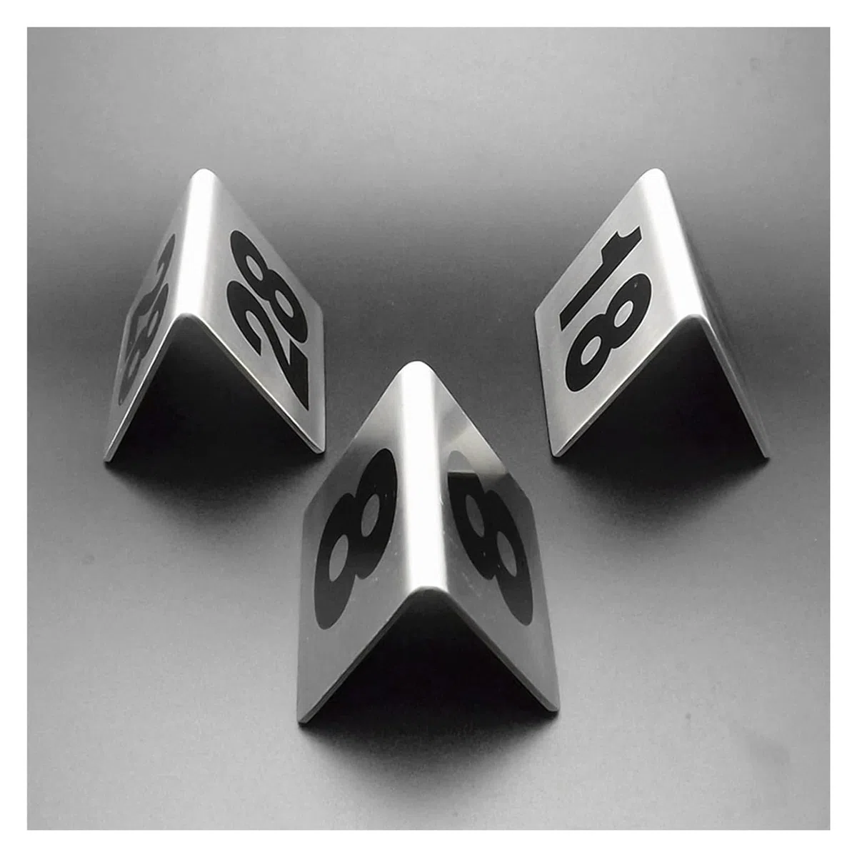 números de mesa, 1-50/1-100 Letreros de números mesa restaurante doble cara - Fuente en negrita fácil leer for una identificación Tarjetas numéricas/1 a 100(1 to 100)
