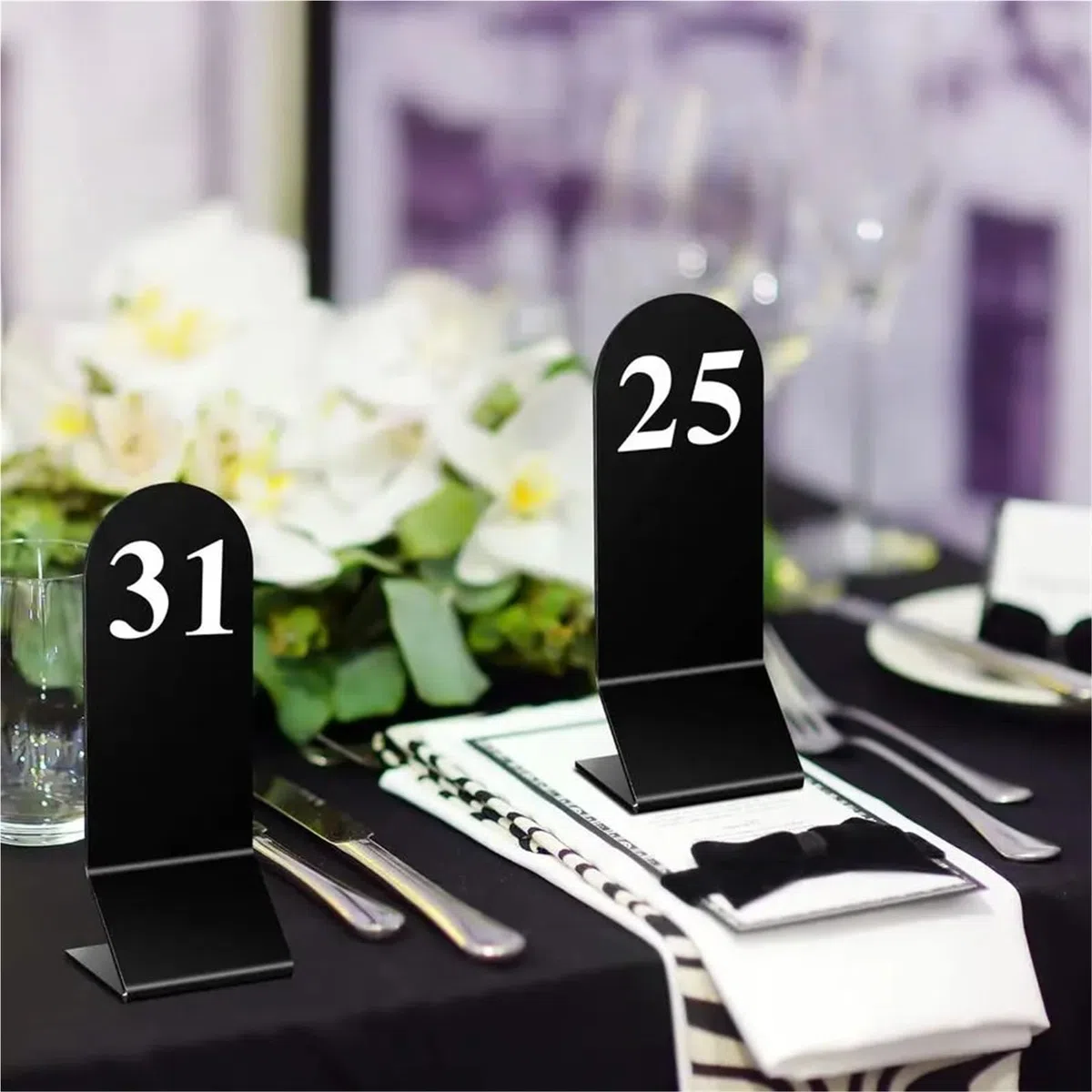 50 soportes for mesa de tienda con números para Bodas, Cumpleaños