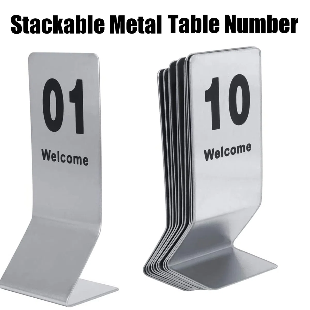 números de mesa, Letreros de números mesa 1-25/1-50 for restaurantes, hoteles, cafés, bares, banquetes - Tarjetas ubicación(1 to 25)
