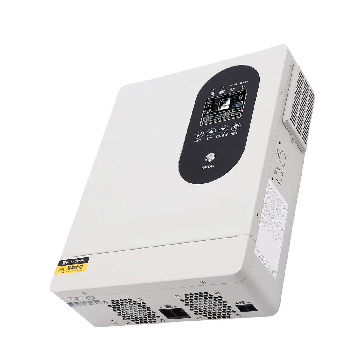 Tangxi Inversor Solar Híbrido de 1600 W con Controlador MPPT de 60 A, Onda Sinusoidal Pura para Camping y Lugares Remotos (24 VCC (SP2416))